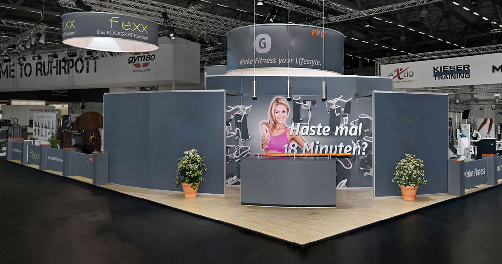 expomaniac Messebau trade show Fibo